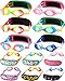 Weewooday 6 Pack Kids Swim Goggles Multicolored Toddler Goggles UV Protection Swimming Glasses for Kids with 6 Fabric Straps for Youth Baby Boys Girls Pool Supplies