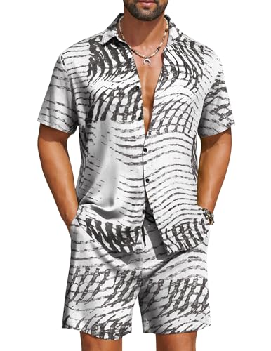 Image of COOFANDY Men's Slim Fit Cotton Dress Shirt Wrinkle Free Polka Dots Button Down Collar Shirt