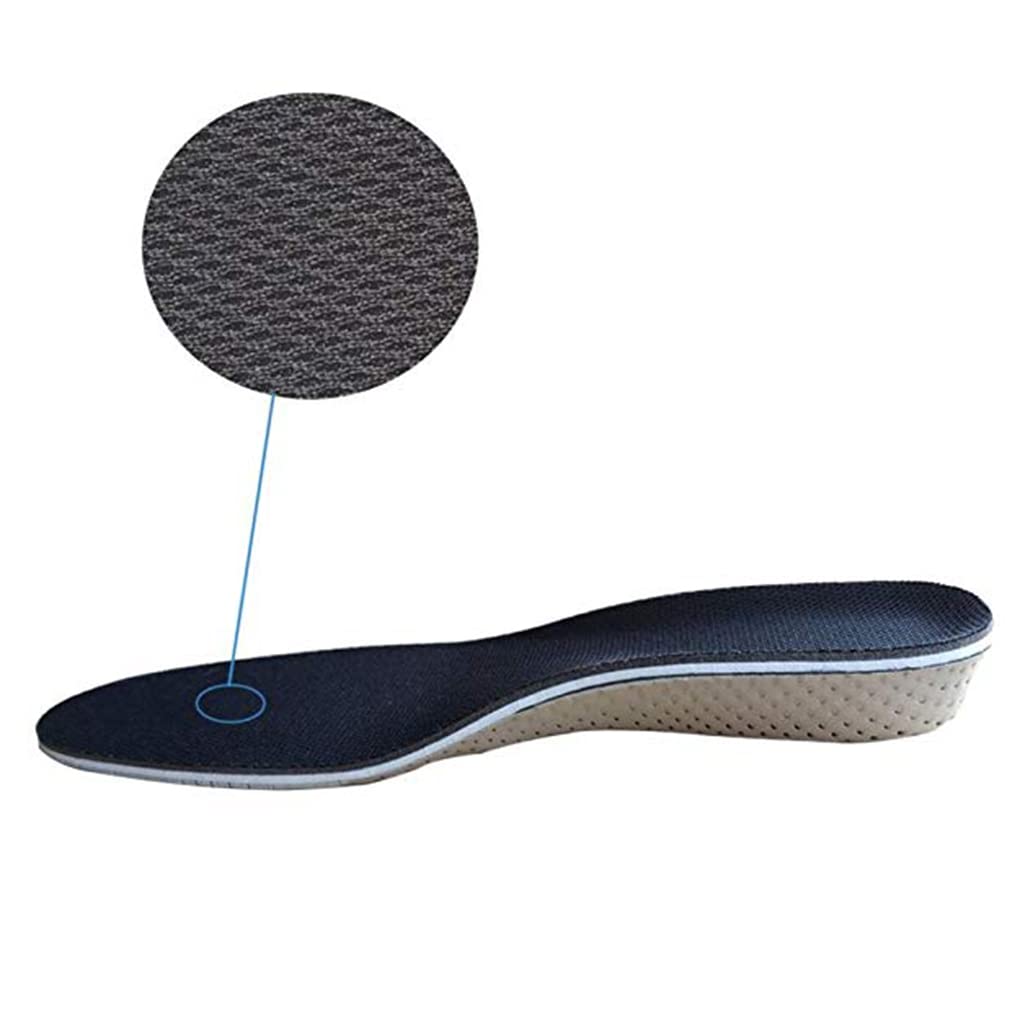 Juego de 10 plantillas unisex para aumentar la altura de los zapatos, 4 cm, color negro