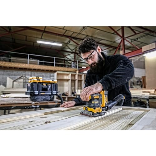 DEWALT DCW200N-XJ 18V XR Brushless 1/4 Sheet Palm Sander (Bare Unit) 12 DEWALT DCW200N-XJ 18V XR Brushless 1/4 Sheet Palm Sander (Bare Unit) - Image 12