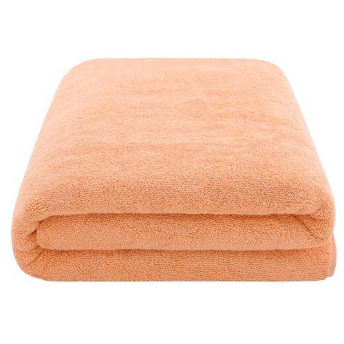 American Soft Linen Übergroßes Badetuch für Badezimmer, 600 g/m², 100% Baumwolle, türkisches Jumbo-Badetuch für Erwachsene, 101,6 x 203… – Ansicht 6