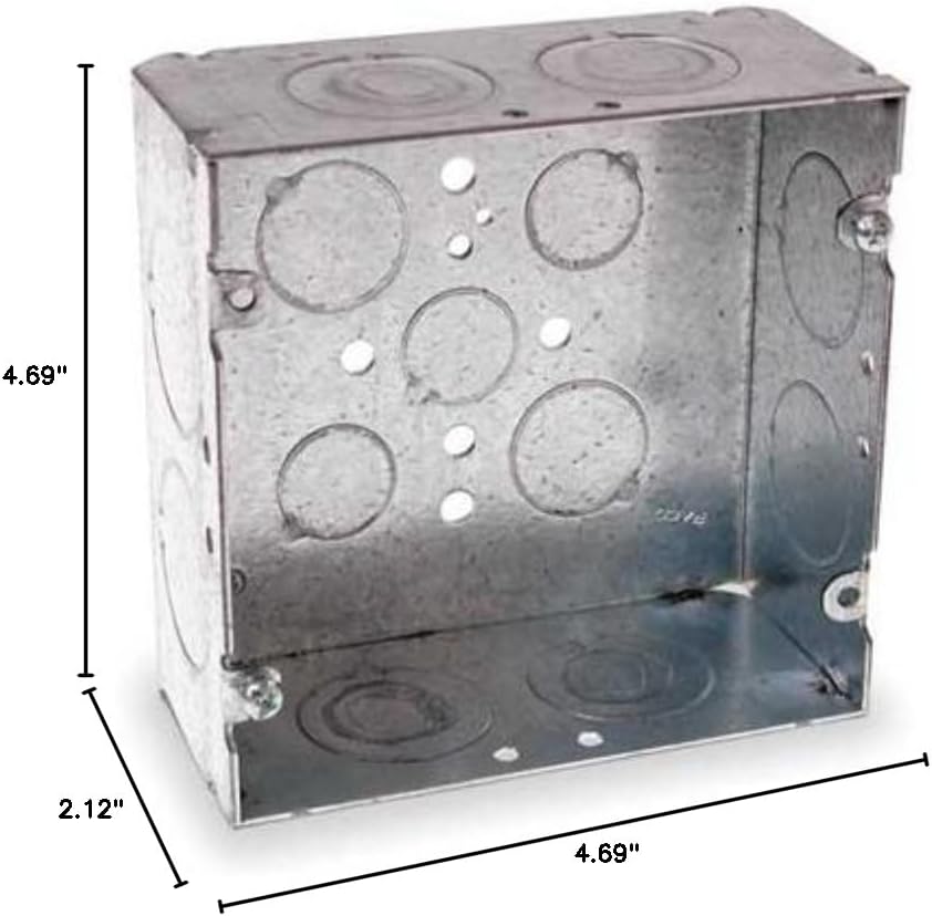 Raco 257 Box, 4 11/16 In Square