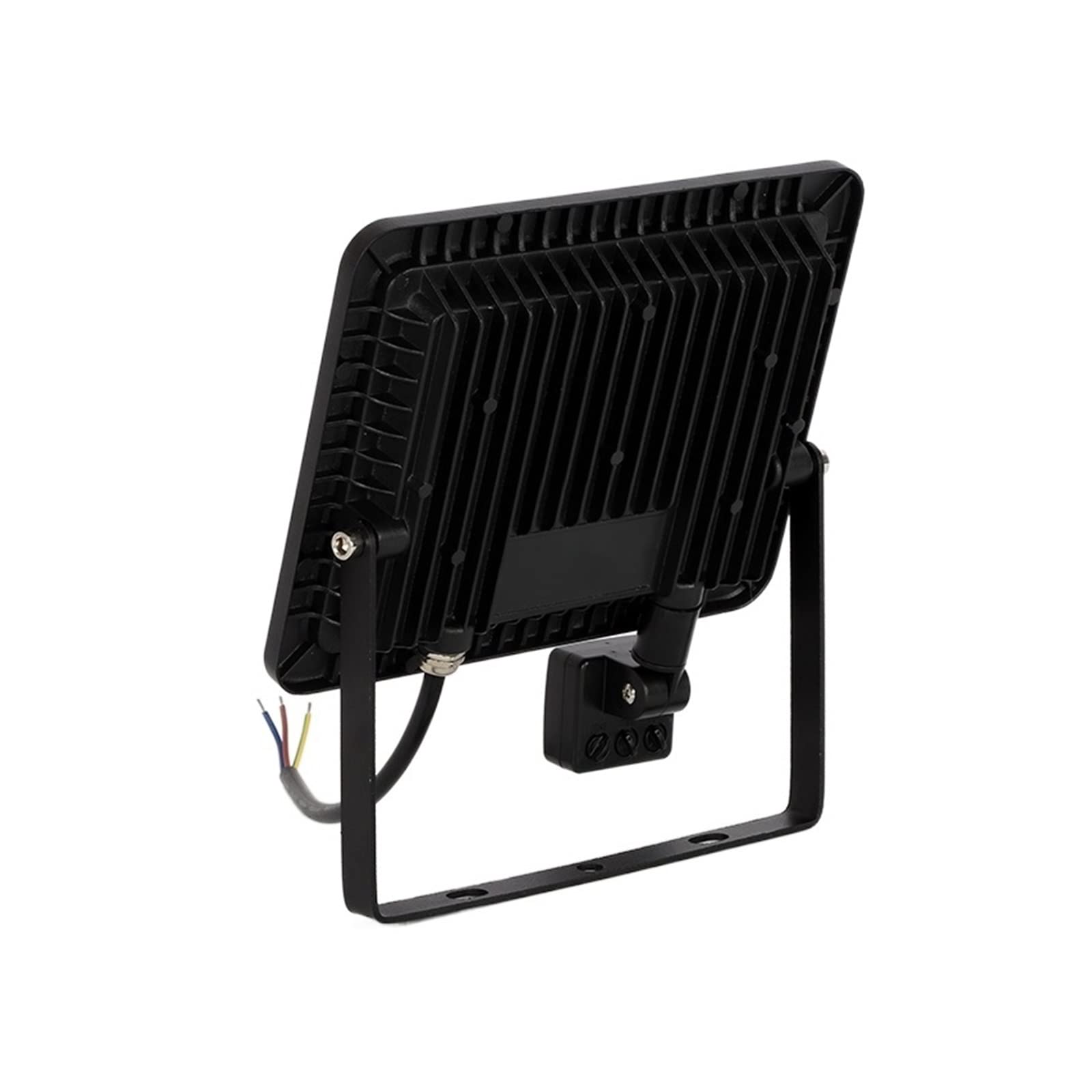 Focos exteriores, 1 0W 20W 30W 50W 100W Luz de inundación LED de inducción con ajustable Pir Sensor Floodlight Street Square Iluminación exterior(Yellow,30W)