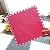 Typutomi 12pcs Plush Puzzle Foam Floor Mat, Soft Thicken Fluffy Interlocking Square Foam Tiles Area Rugs Carpet for Parlor Bedroom Decoration(11.8x11.8x0.55in,Rose Red&Pink)