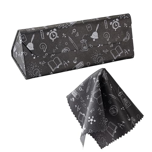 Image of Real Sic Glasses Case for Men and Women - Magnetic Folding Hard Shell Sunglass Holder - Inspired by Activities /Hobbies