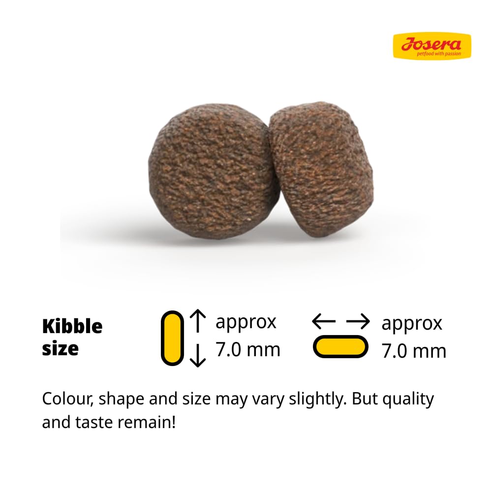 JOSERA Mini Senior (3 x 3 kg) | Premium Trockenfutter für ausgewachsene ältere Hunde Kleiner Rassen | Huhn & Reis | Anti-Aging & Nierenentlastung | Extrakleine Kroketten | glutenfrei | 3er Pack
