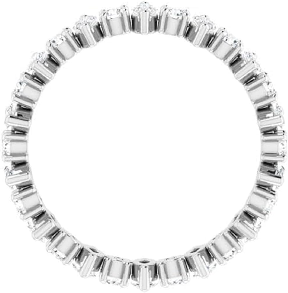 1-5 Ct Moissanite Engagement Ring 10k 14k 18k Gold & 925 Sterling Silver Eternity Moissanite Ring Christmas Gift For Women