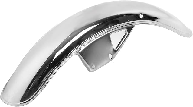 Easy to Use Motorcycle Motorcycle Front Stainless Steel Material 56cm Length Retro Design Wheel Erosion Replacement for Suzuki GN 125 Motorcycle Silver