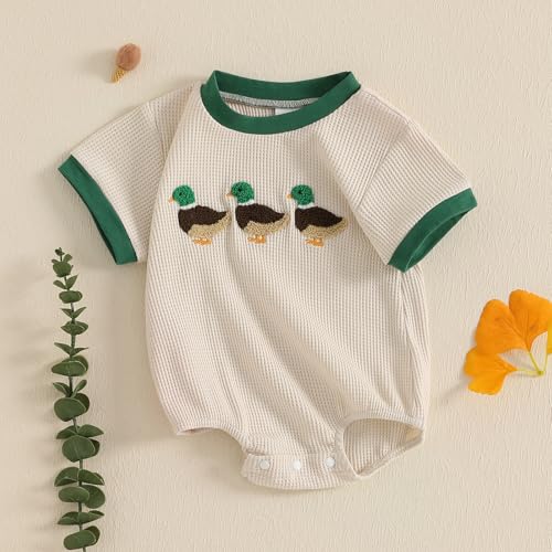 Baby Boy Clothes Summer Baby Boy Bubble Romper Short Sleeve Jumpsuit One Piece Outfit Newborn Infant Clothing3