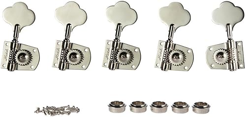 Miniatura 29 de Cloverleaf - Afinadores de guitarra para bajos, para zurdos, 4L, cabezales de máquina de afinación de bajos, clavijas de afinación de graves