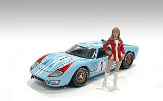 American Diorama Race Day 2 Figure VI, Red and White 76300 - 1/18 Scale Figurine - Diorama Accessory