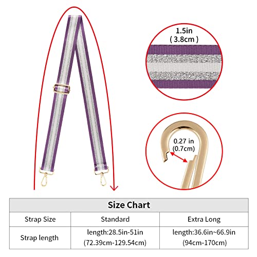 Image of ZOOEASS Wide Shoulder Strap Adjustable Replacement Belt Crossbody Canvas Bag Handbag