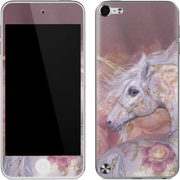 Skinit Decal MP3 Player Skin Compatible with iPod Touch (5th Gen&2012) - Originally Designed Licorne Florale Rose Unicorn Design