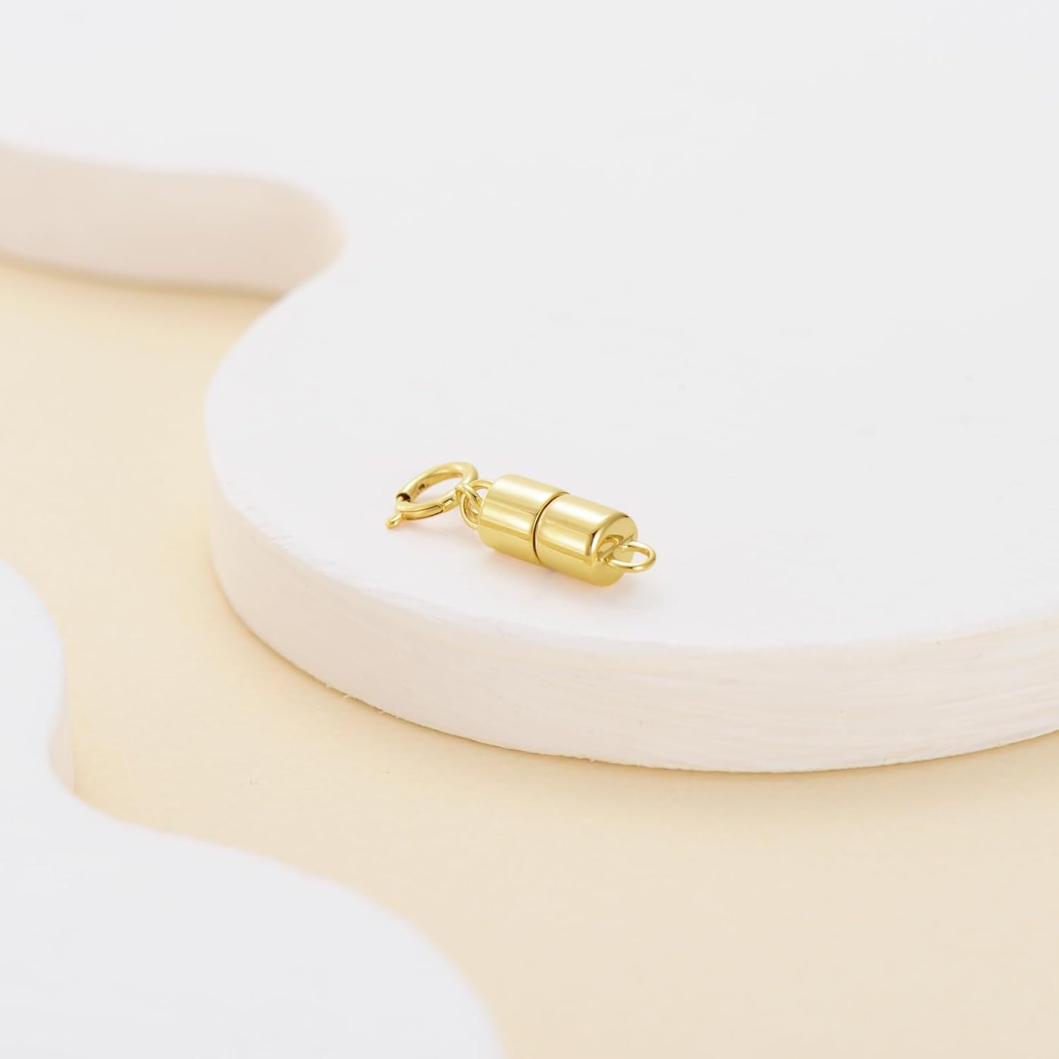 14K Real Gold Clasp for DIY Necklace Bracelet Jewelry Making, Lobster Clasp Extender Necklace Clasp Connector Bracelet Extension(Style 2)