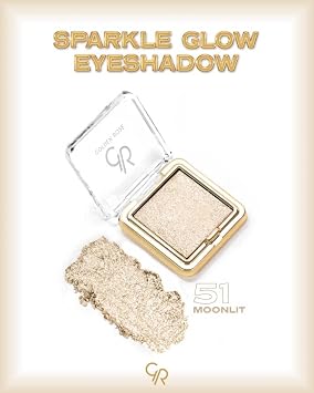 Golden Rose Sparkle Glow Eyeshadow No: 51 Moonlit - Kremsi Dokulu Işıltılı Göz Farı