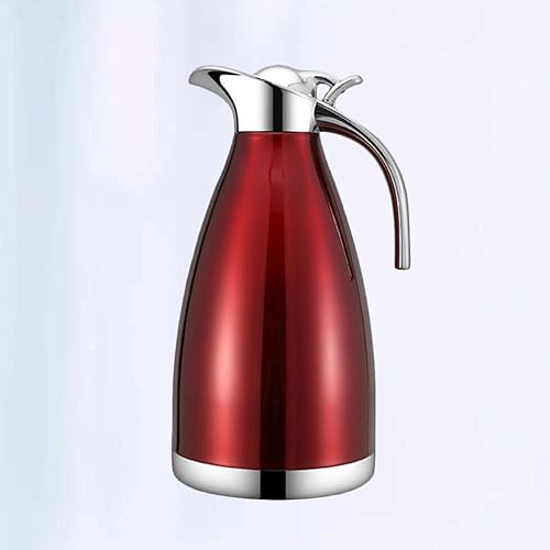 Miniatura 9 de KALLORY Jarra térmica de acero inoxidable para café, agua caliente, té, bebidas calientes (1.5 litros)