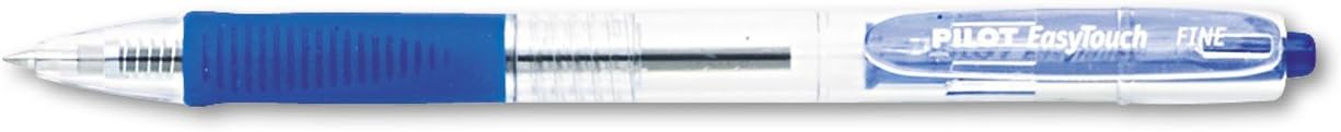 PILOT EasyTouch Refillable & Retractable Ballpoint Pens, Fine Point, Blue Ink, 12-Pack (32211)