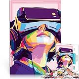 Virtuelle Realität Puzzle für Erwachsene 2000 Teile pädagogische Herausforderung mit vollständig ineinander greifenden, zufällig geformten Teilen 70x100cm