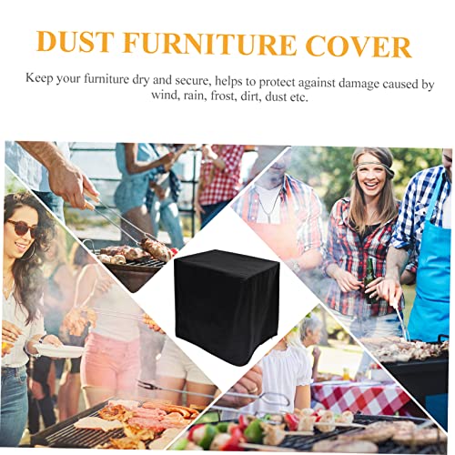Happyyami Cover Outdoor Cushion Cover Waterproof Furniture Cover Cover Outdoor Stove Cover Patio Furniture Cover Grill Covers 210d Protective Cover Tables and Chairs