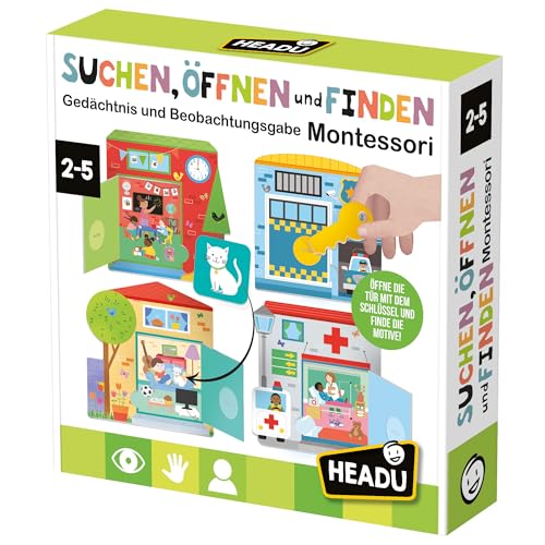 Jeu éducatif Montessori Headu pour animer les après-midis calmes des enfants