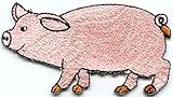 Pig sow hog Swine Boar Farm Livestock Embroidered Applique Iron-on Patch New S-1302