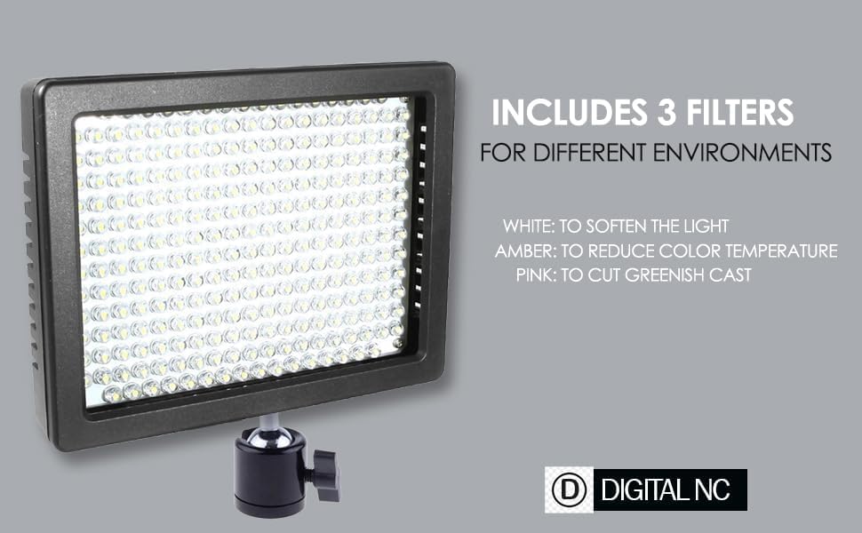Image of 100W Rechargeable LED Video Light Compatible with Sony Alpha 6700 - 160 LED Panel, Dimmable 5600K-3200K, 900 Lux, Battery & Rapid Charger Included - Lightweight On-Camera Lighting Kit