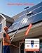 Imagen de VEVOR Kit de Limpieza de Paneles Solares con Pértiga Telescópica 6