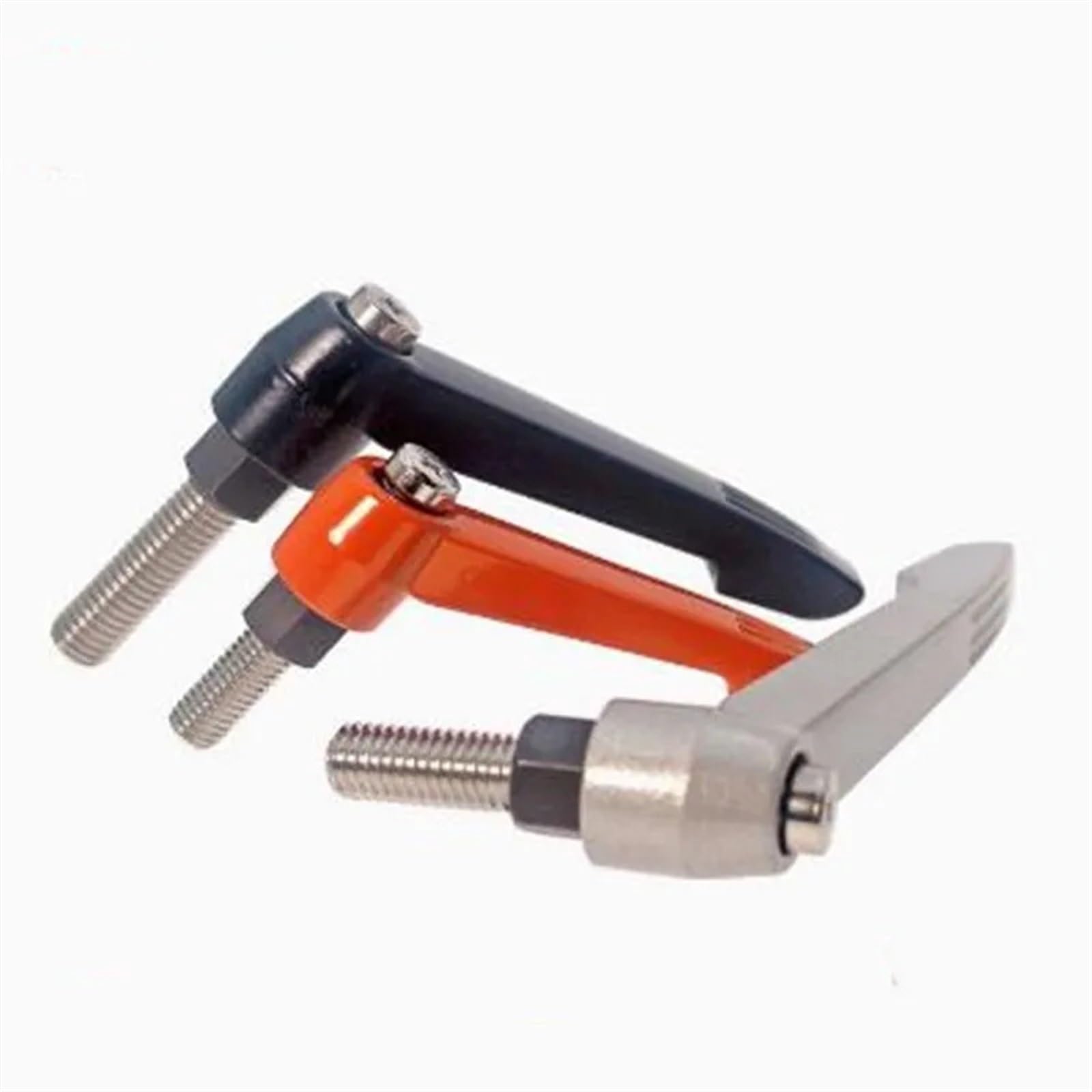 Fbhfsuief Men's Sliver Thread Clamping Lever L Shape Adjustable Handle Locking Knob Bolt Screw1pc 304 M4 M5 M6 M8(,M4x10)