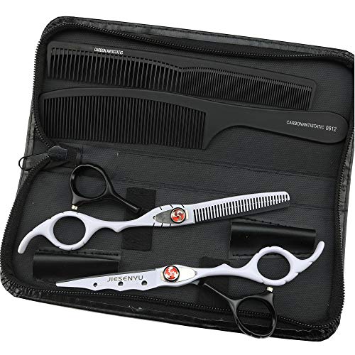 Ciseaux de coiffeur JEISENYU haut de gamme 15,2 cm avec étui - 2