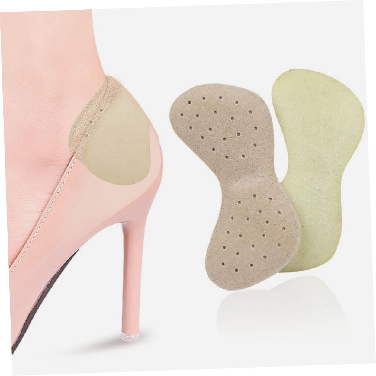 Baluue 30stücke Fersenpolster Selbstklebend Atmungsaktive Und Wasserdichte Schuheinlagen Für Blasenprävention Für Damen Und Geeignet Für Lange Tragezeiten High Heels Und