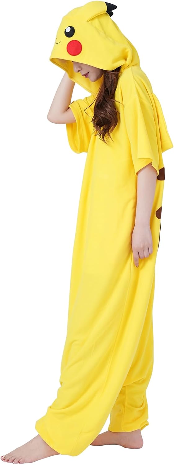 SAZAC Kigurumi - Pokemon - Pikachu - Summer Onesie Jumpsuit Halloween Costume - Image 5