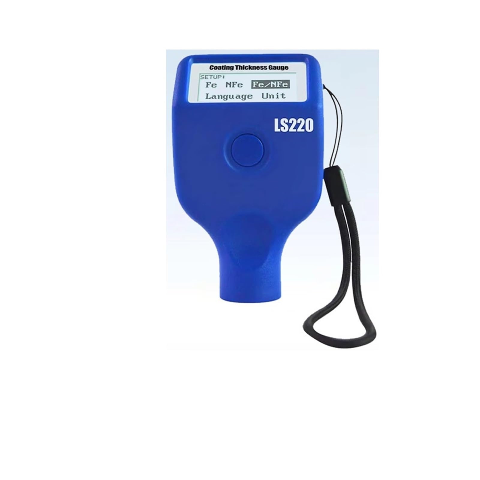 Miernik grubości lakieru, Miernik grubości powłoki lakierniczej 0-3500μm 0,1μm Fe NFe sonda do folii samochodowych -20℃ ekran LCD
