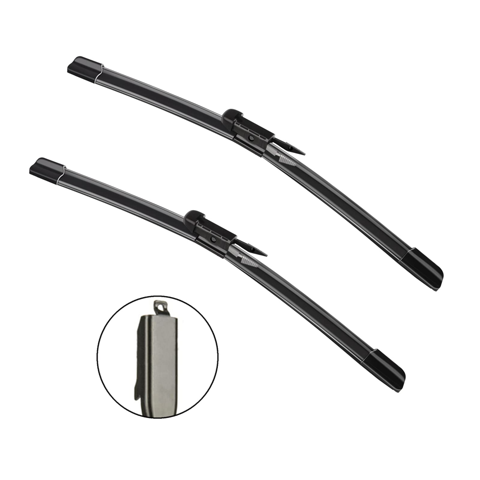 ZIXMMO2 Factory Wiper Blades Replacement For 2013-2020 Ford Escape Edge Focus -Original Equipment Windshield Wiper Blade Set - 28"+28" (Set of 2) Pinch Tab