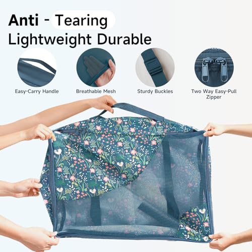 Image of 9 Set Packing Cubes for Travel, Gifts for Women Mom,Anti-Tearing Suitcase Organizer,OlarHike Vacation Essentials & Accessories for Cruise Ship