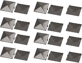 New Lon0167 20pcs 35mm Square Shaped Paper Brad Silver Gray for Scrapbooking DIY Craft(20pcs 35mm quadratisches Papier Brad silbergrau fÃ¼r Scrapbooking DIY Handwerk