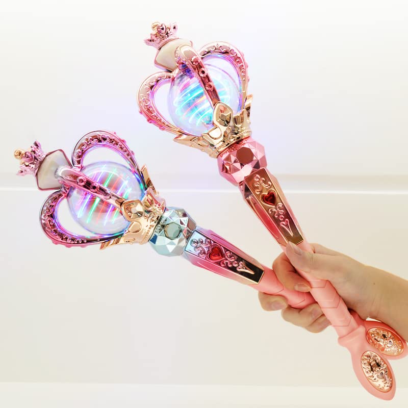Image of FunBlast Kid Magical Wand With Flashing Light and Music - Princess Fairy Toy, Birthday Gift for Girls (Random Design)