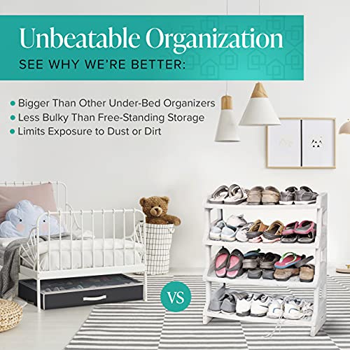 Woffit WF5411 Under Bed Shoe Storage Organizer thumb #5