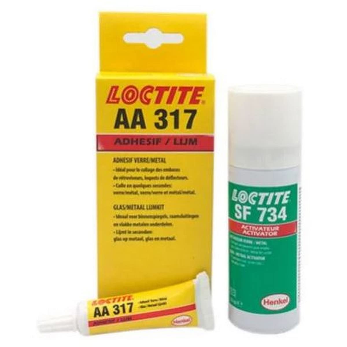 LOCTITE 317 Kit colle Verre Metal Gamme PRO