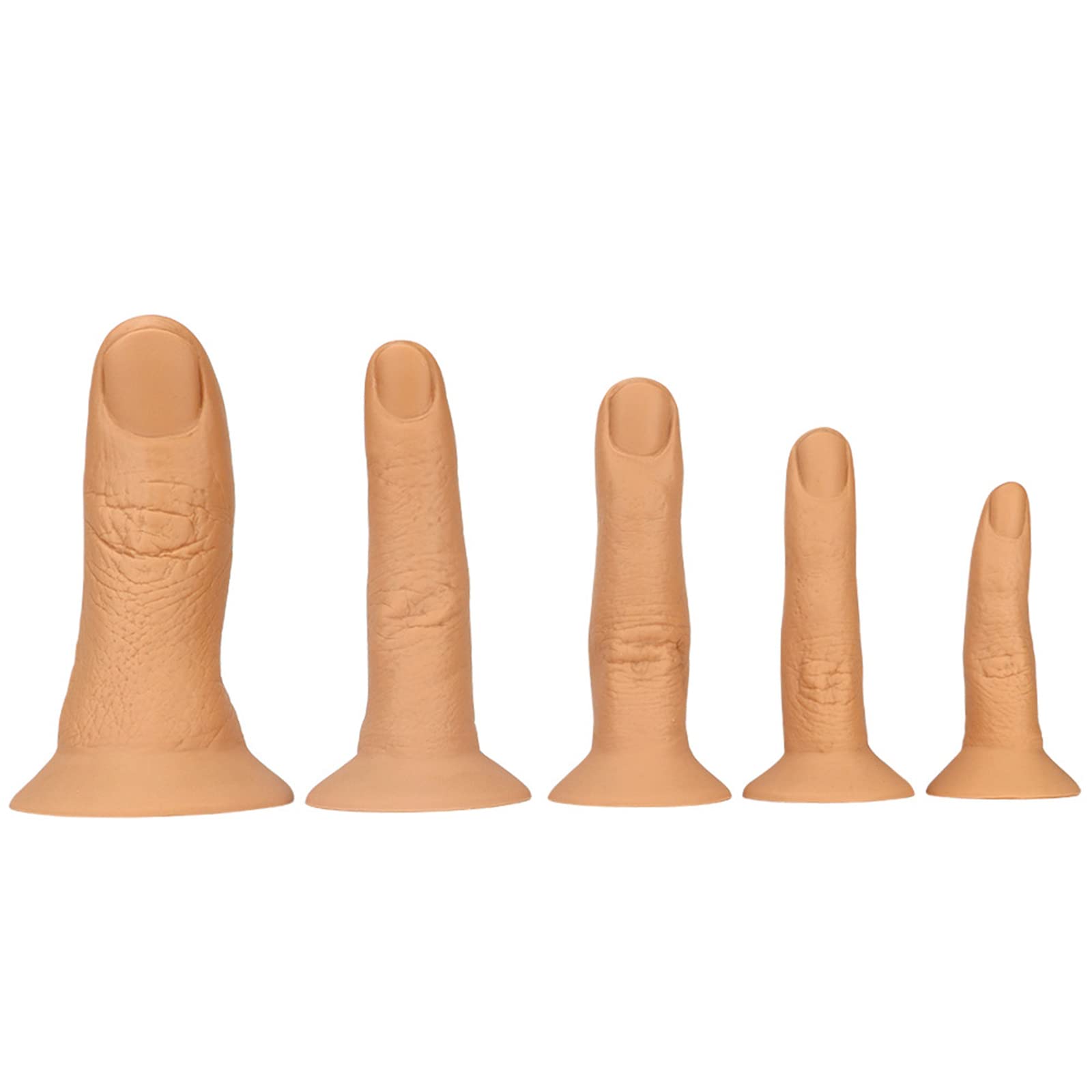 Fallo A Forma Di Dito, Flessibile In Silicone, 5 Misure, Plug Anale, Dildo Anale Con Ventosa, Masturbazione, Pene, Butt Plug, Stimolazione, Giocattolo Sessuale