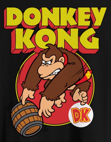 Nintendo Donkey Kong Barrel Throw Adult T-Shirt2