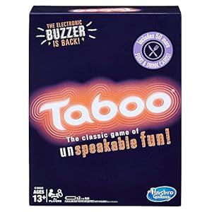 Hasbro Gaming Taboo Party Board Game With Buzzer for Kids Ages 13 and Up (Amazon Exclusive)