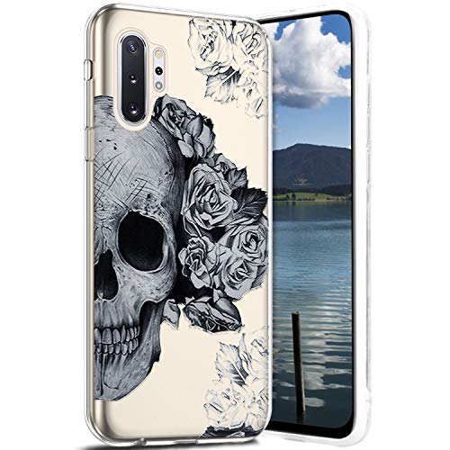 Robinsoni Case Compatible with Samsung Galaxy Note 10 Pro Phone Case Transparent Crystal See Through Cover Glossy Gel Rubber Cover Clarity Ultra Thin Cover Soft Silicone Case for Galaxy Note 10 Pro