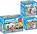 Produktbild PLAYMOBIL® City Life 3er Set 70051 70052 70053 Notarzt-Motorrad mit Blinklicht + Rettungs-Balance-Roller + Quad mit Rettungsanhänger