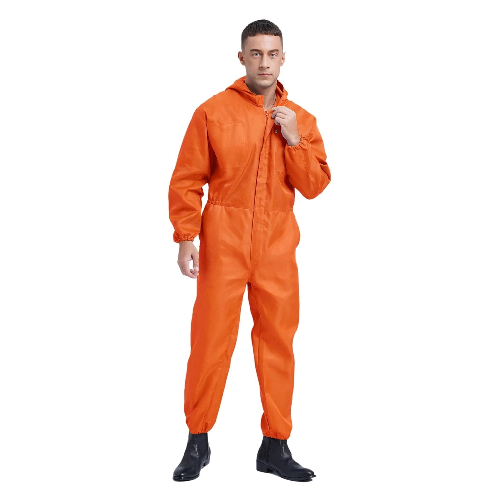 Overol De Trabajo para Hombre Monos de Trabajo for Hombre, con Bolsillos Grandes, Mono for Taller, Capucha a Prueba Polvo, Uniforme mecánico