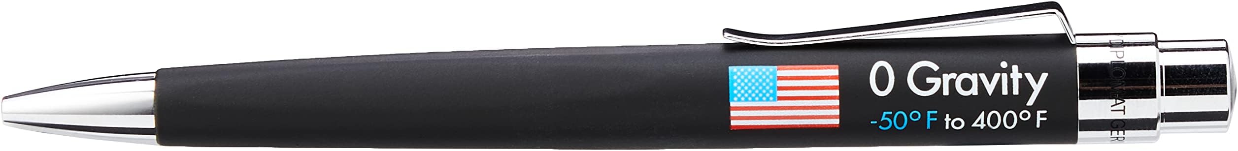 Diplomat Spacetec 0-Gravity Ballpoint Pen - Black