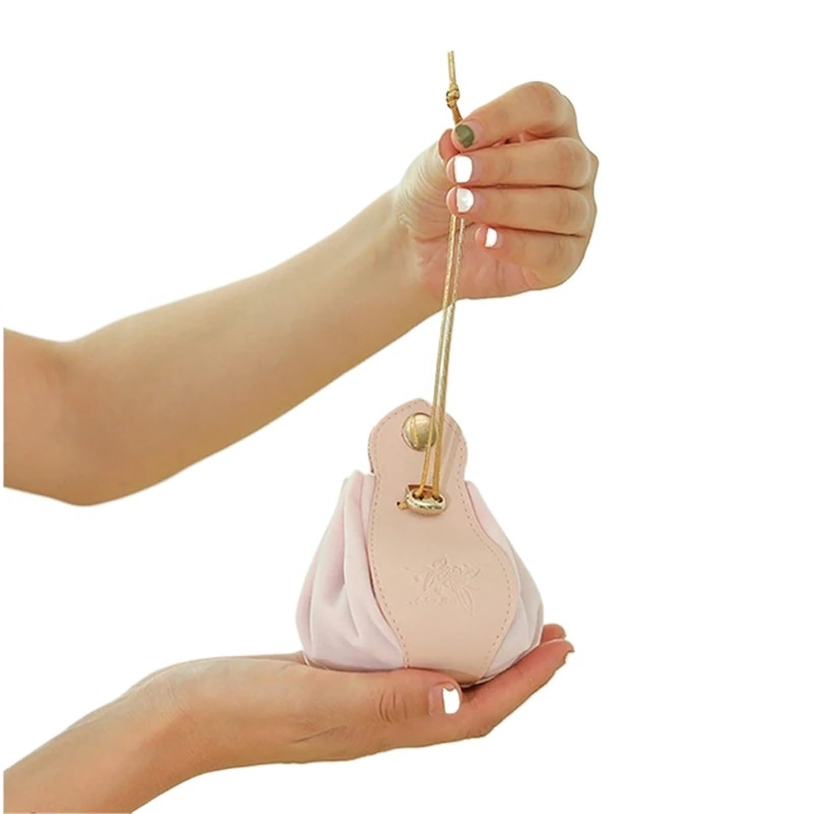Sac bonbon mariage en similicuir et flanelle rose emballage élégant 20pcs