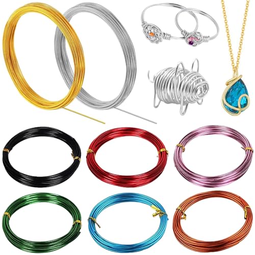 5m/巻 6巻 線径1.6mm アルミワイヤー アルミ線 ツイスト形 カラ 5m/巻