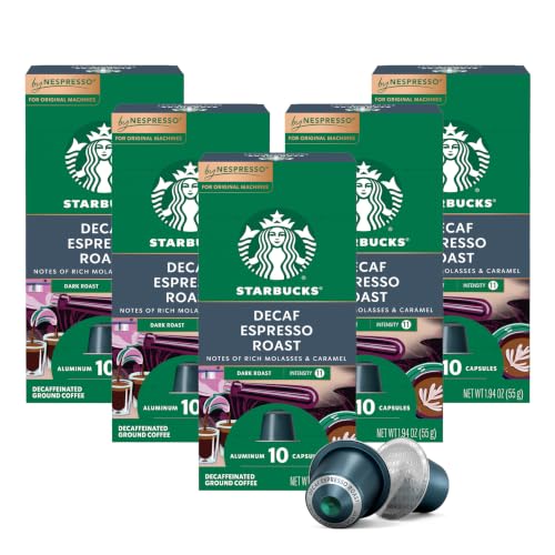 Starbucks by Nespresso Original, Decaf Espresso, Dark Roast, 50-count - image 1