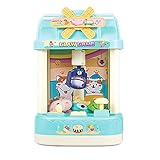ForBEST Claw Machine Magical Claw Machine Mini Claw Machine with 6 Dolls, 10 Capsules, USB Cable,...