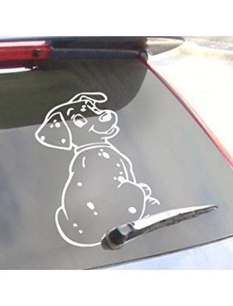 Simply ST22 Dog with Tail Decal Transfer Wiper, Brown